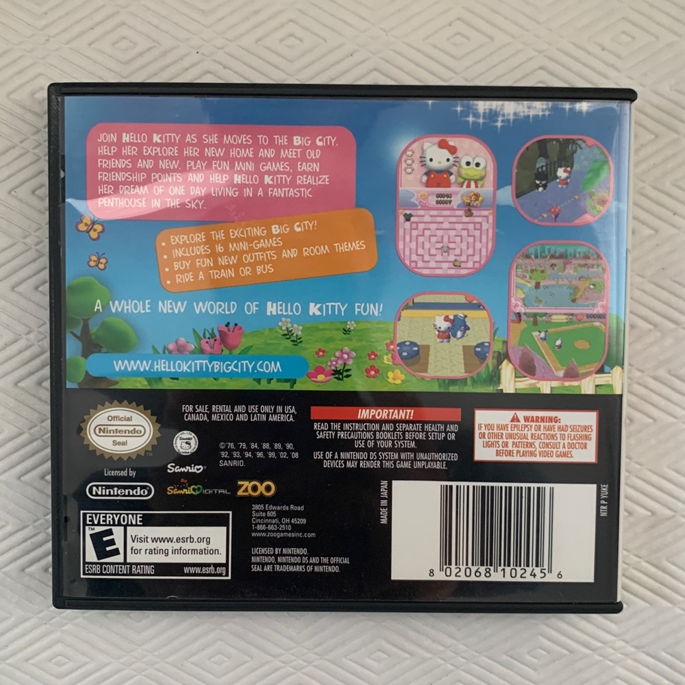 Nintendo DS Hello Kitty Big City Dreams Sanrio (2007) - Picture 3 of 4